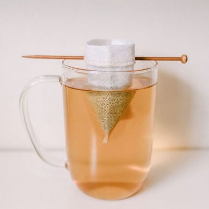 Reusable Tea Bags with Balancing stick