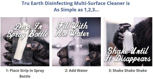 Disinfecting Multi-Surface Cleaner Strips