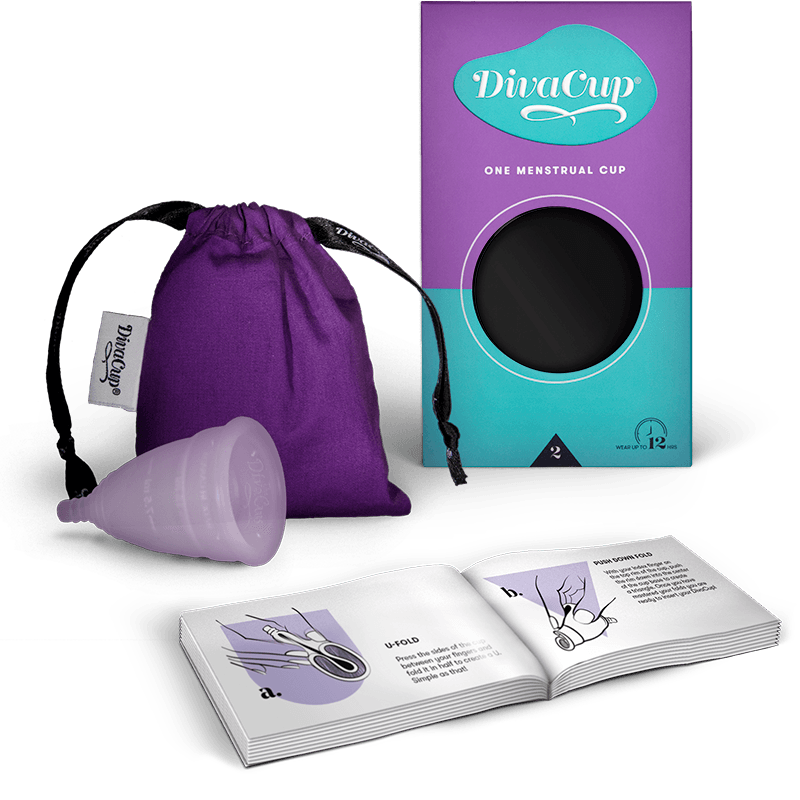 Diva Cup Menstrual Cup Model 2 Set