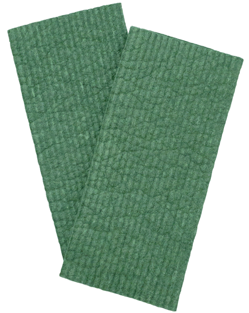 Evergreen Solid sponge Cloths - 2 Pack | sustainable products | 