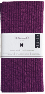 Plum Solid sponge Cloths - 2 Pack | sustainable products