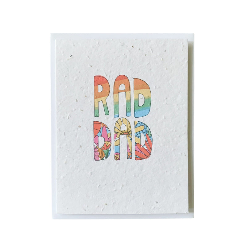 Rad Dad - Wildflower Seed Card